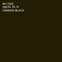 #211D03 - Cannon Black Color Image